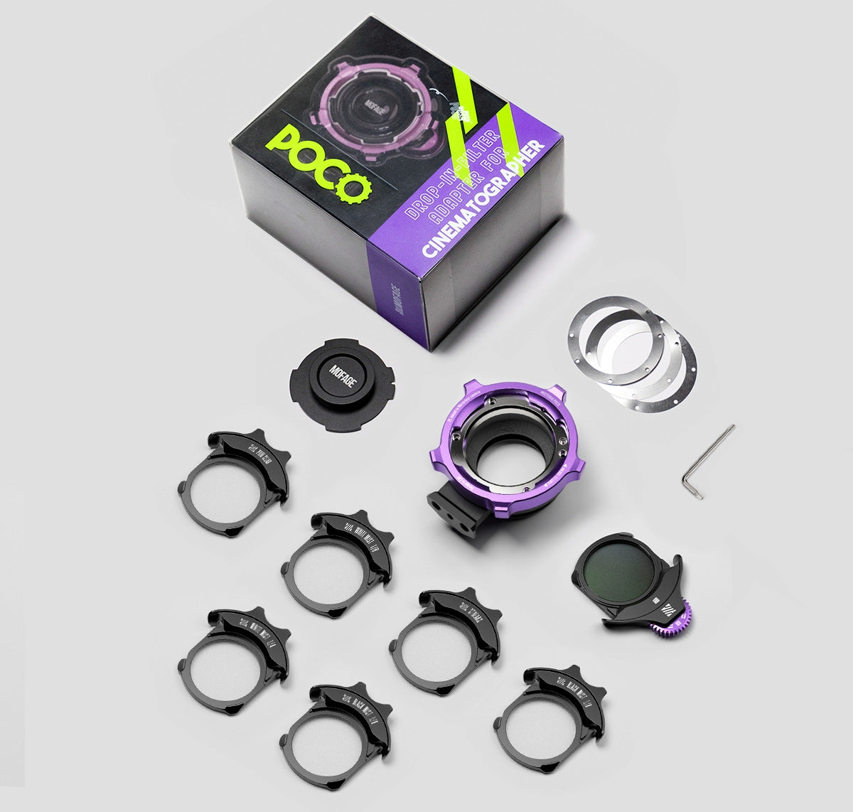 MOFAGE POCO Drop-In Filter Adapter Advanced Kit - Sony E (PL към E mount)