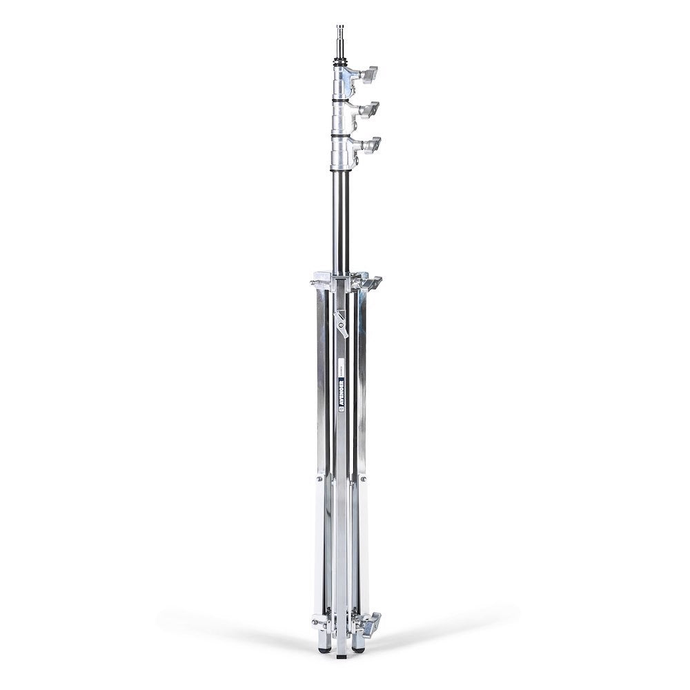 Статив за осветление Мanfrotto Avenger Baby Steel Stand 40 - с нивелиращ крак - хромирана стомана