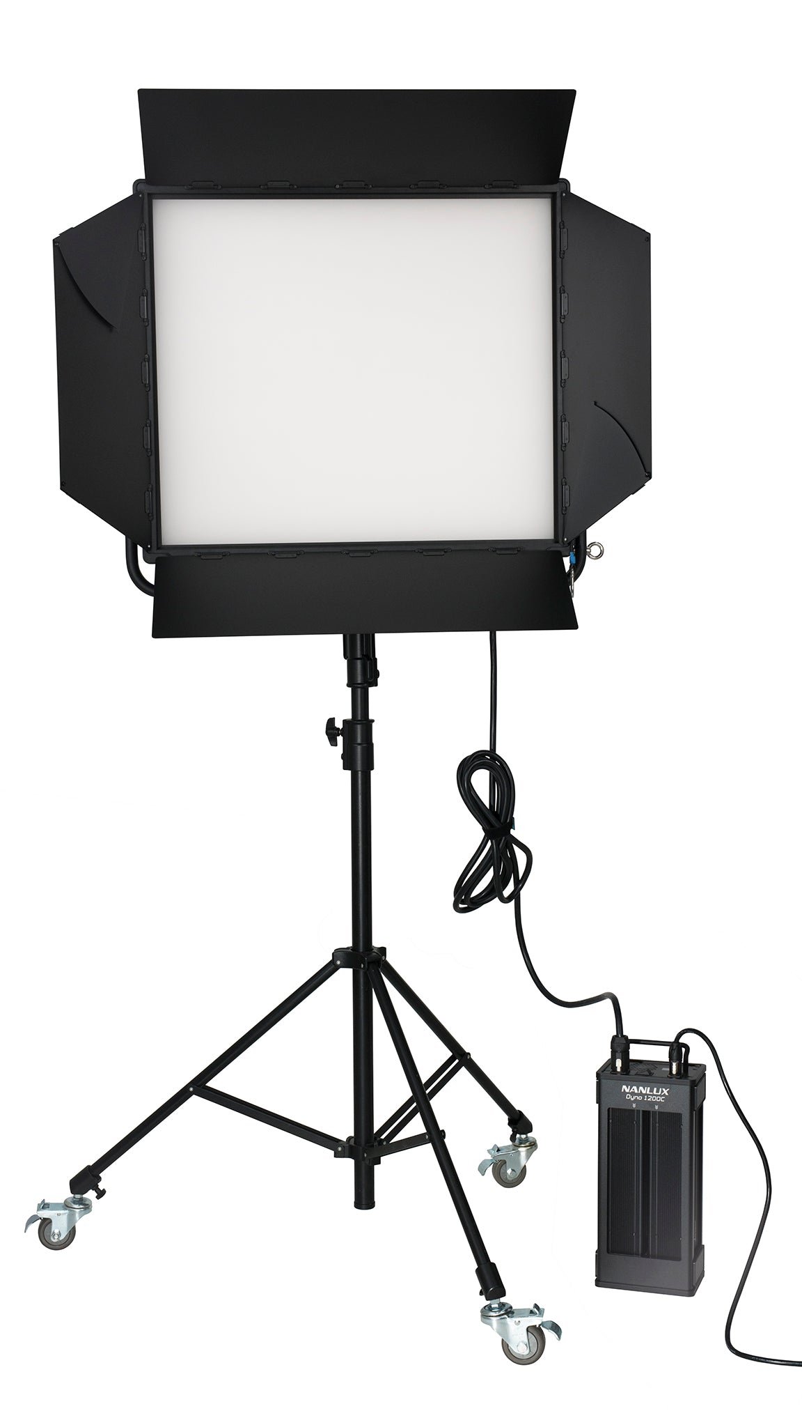 NANLUX DYNO 1200C RGBWW Soft Panel Kit with Flight Case