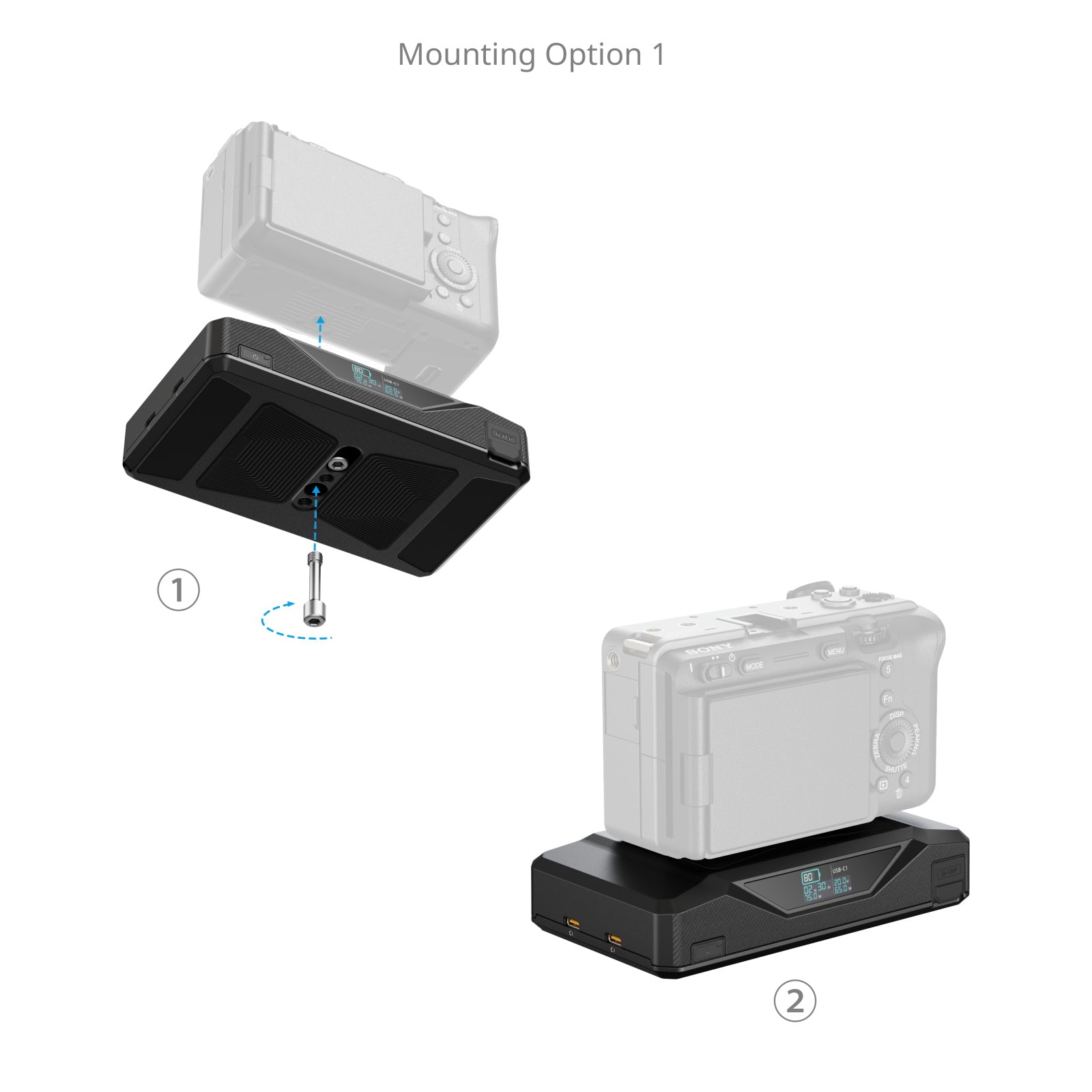 CB75 Батерия и комплект за основа на камера SmallRig