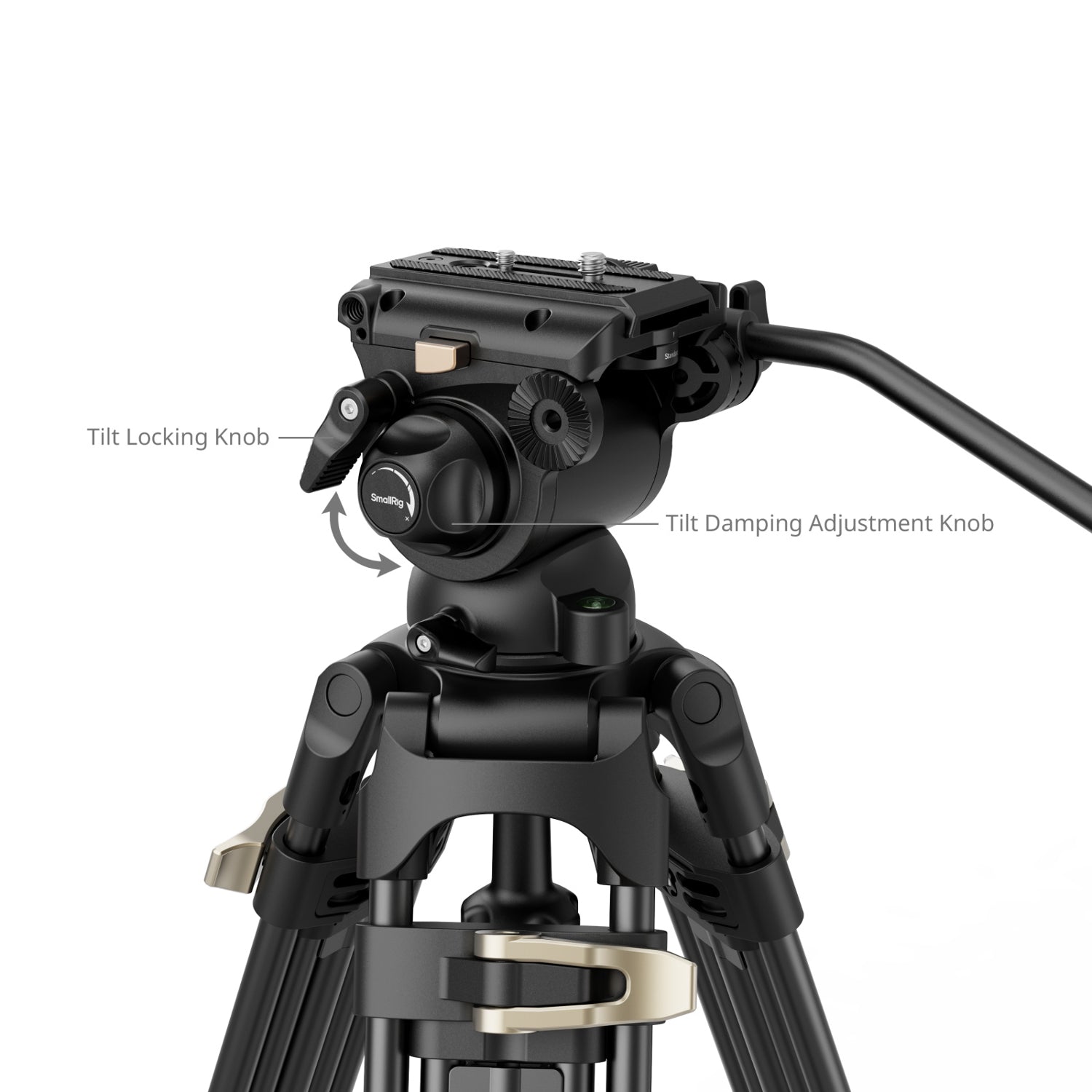 Комплект видео статив SmallRig Heavy-Duty Fluid Head Tripod AD-01S 4686
