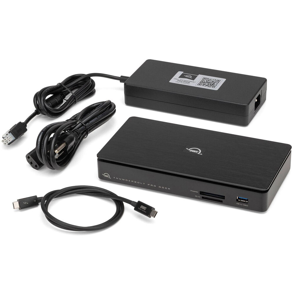 OWC Dock Thunderbolt 3 Pro Dock feat. 10G Ethernet, CFexpress & SD card readers, Thunderbolt (USB-C)