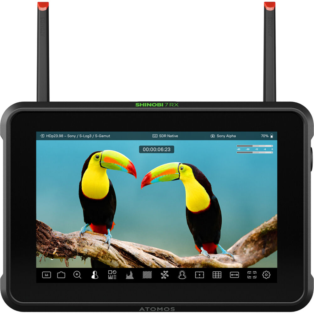 Монитор Shinobi 7 RX HDR 4K SDI -7 инчов - с камера контрол