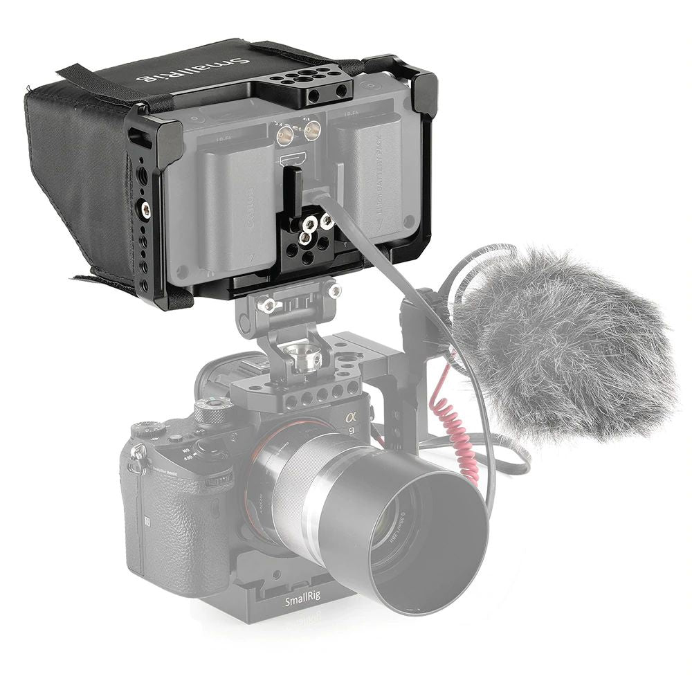 SmallRig Monitor Cage with Sunhood for SmallHD 502 Bright Monitor
