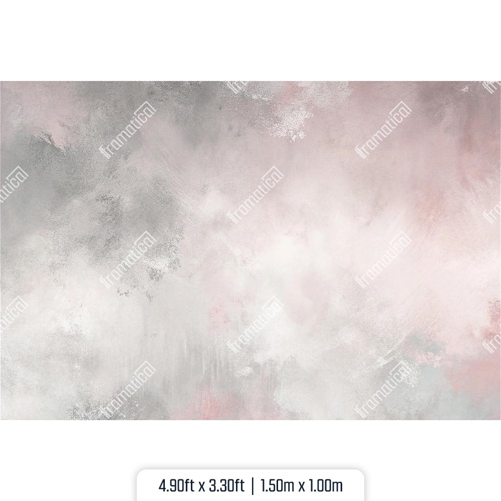 Текстилен фон - Pink-Gray Fog - 1.50m x 1.00m