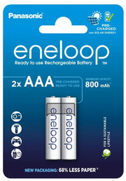 Panasonic Eneloop AAA 800 mAh BK-4MCDE/2CP (блистер 2 бр.)