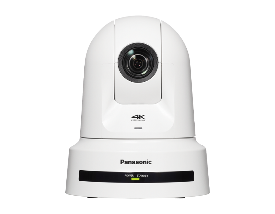 PTZ камера Panasonic AW-UE80WEJ 1/2.5-type MOS, 2160/50p (HDMI), 1080/50p (3G SDI), High-Bandwidth NDI, SRT - Бяло