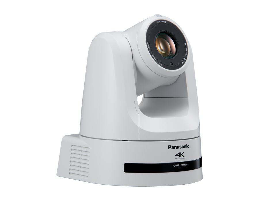PTZ Camera Panasonic AW-UE100WEJ 4K 1/2.5-type MOS, 2160/50p, 12G SDI,NDI, SRT support - white