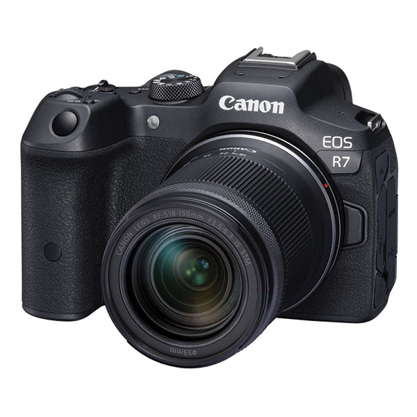 Canon EOS R7 Camera + RF-S 18-150 IS STM + RF 50mm f1.8