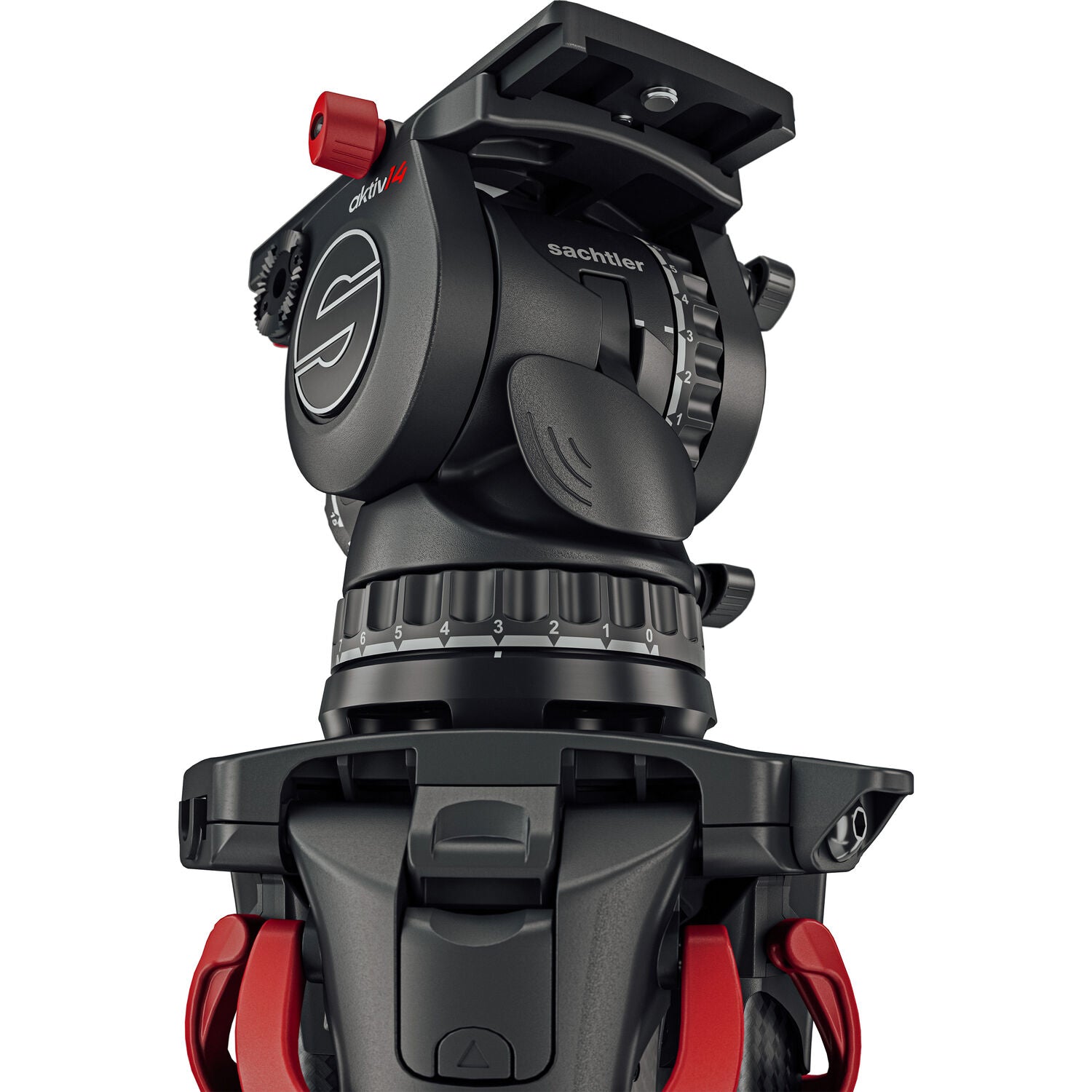 Видео статив комплект Sachtler System aktiv14T flowtech100 GS карбонов със система за бързо разпъване