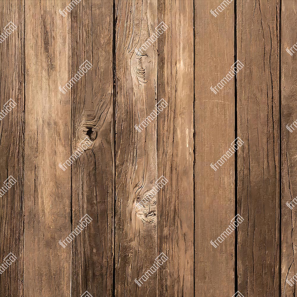 Подова подложка - Natural Brown Wood Plank- Vertical - 1.50m x 1.50m