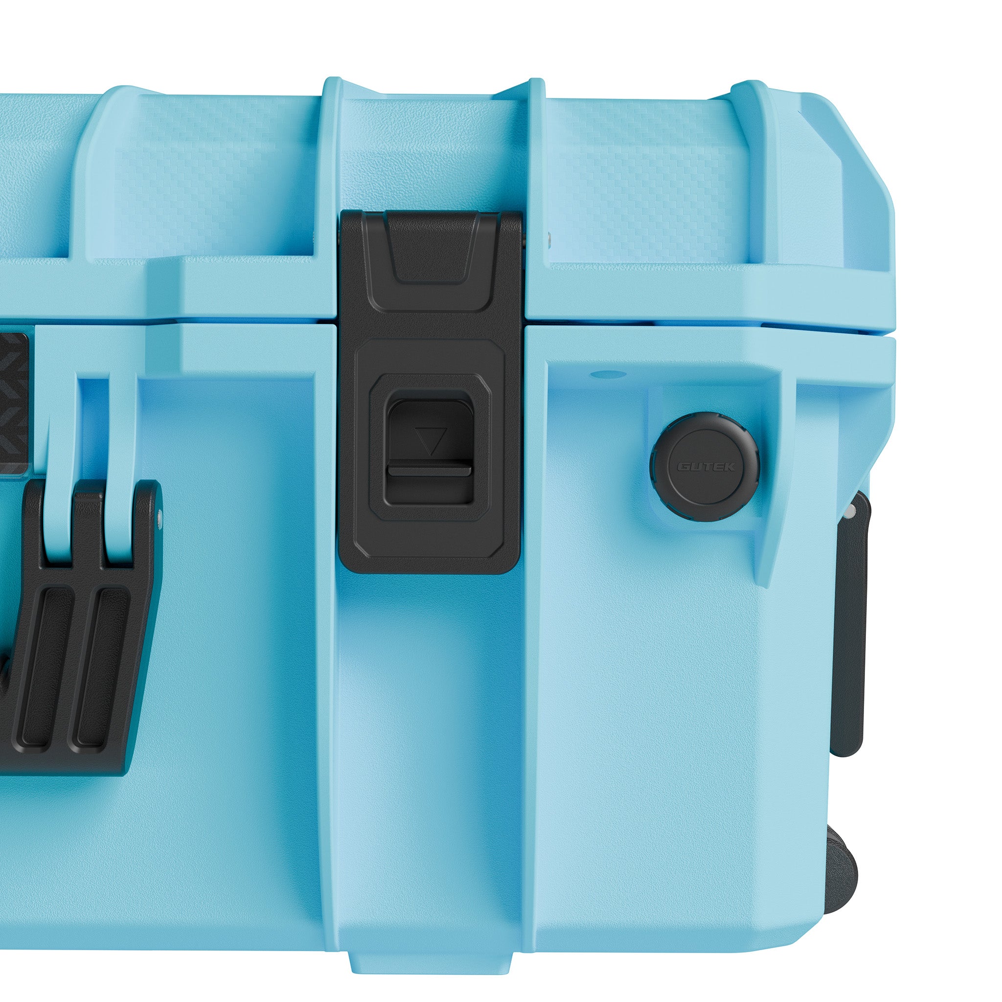 Твърд куфар с колелца GUTEK Tortoise T-300 Azure Blue - IP67