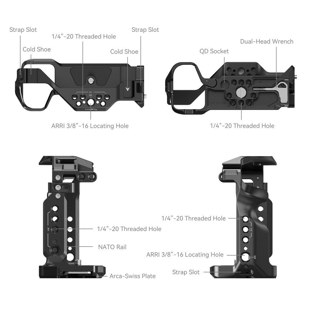 SmallRig Cage for Sony A7R III/A7M3/A7 III 2087D
