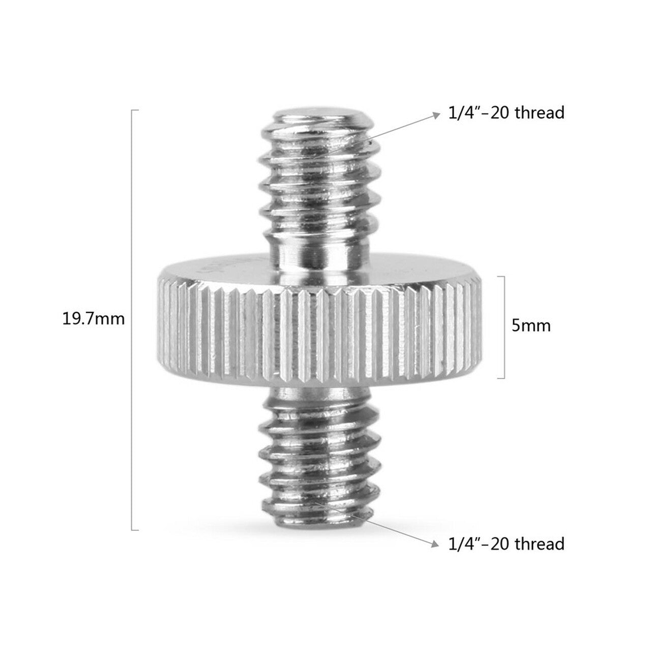 Адаптер SmallRig за резби от 1/4 (мъжка) към резба 1/4 (мъжка) 2бр.