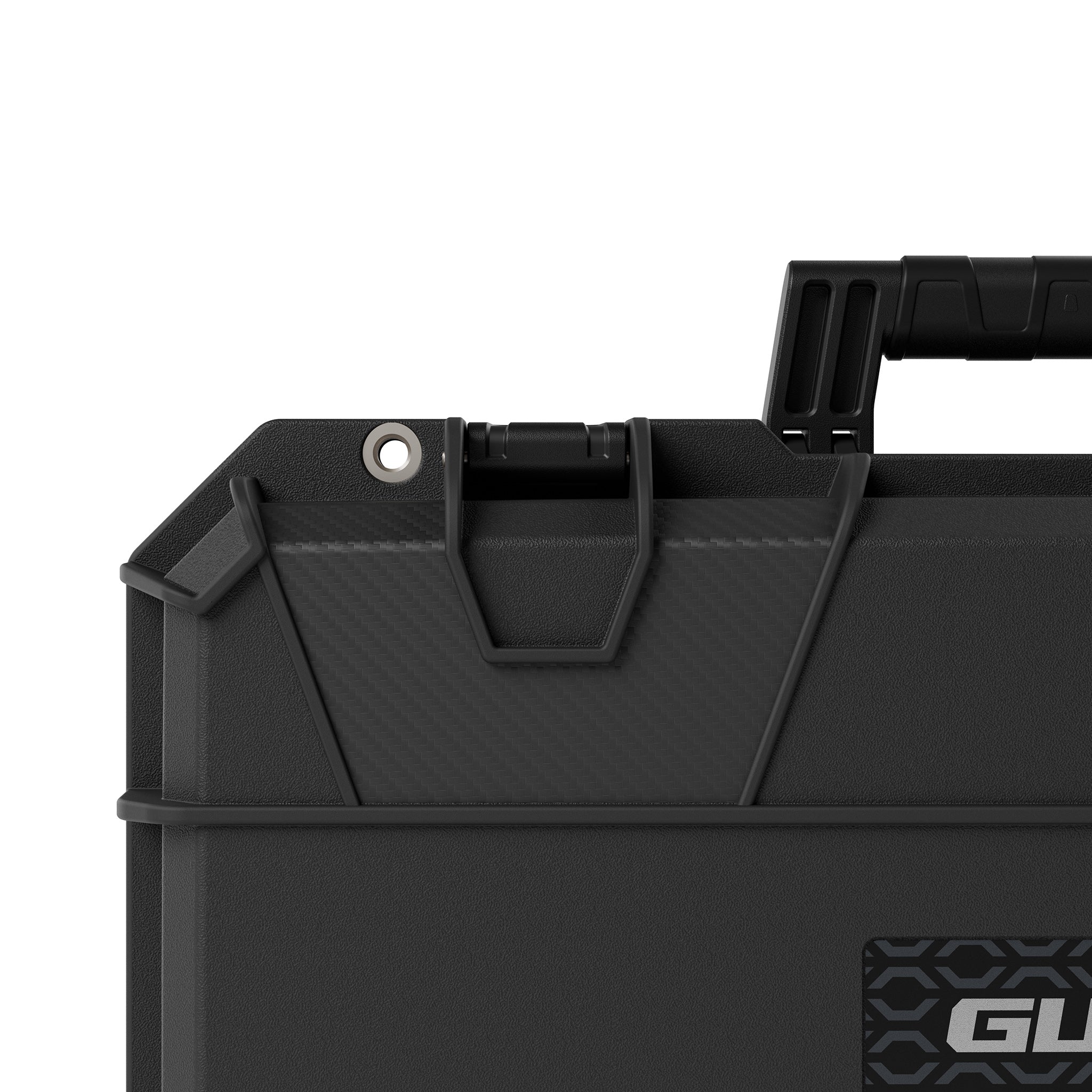 Твърд куфар с колелца GUTEK Tortoise T-300 Black - IP67
