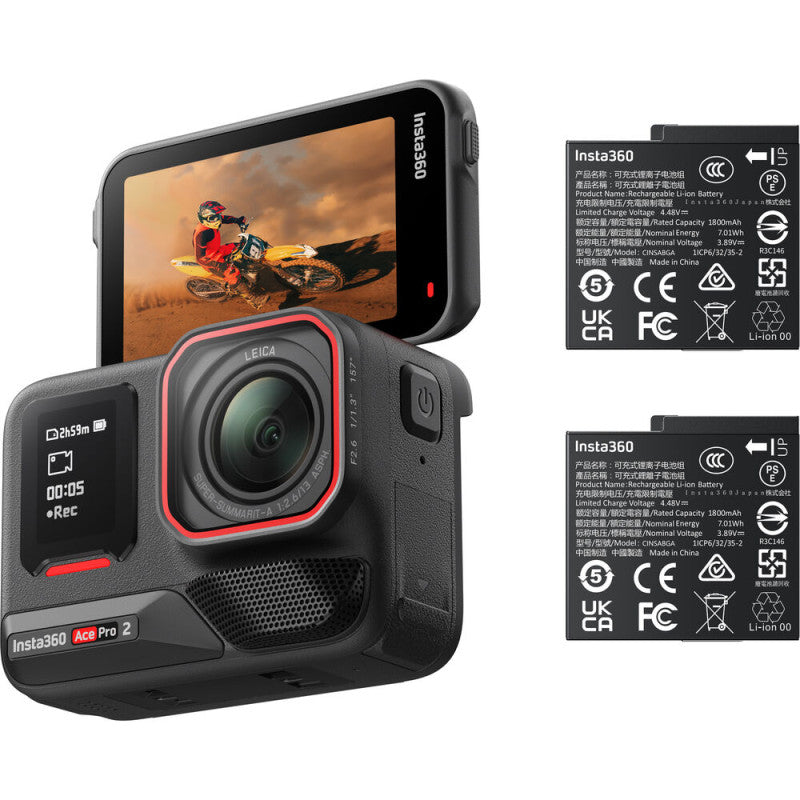 Eкшън камера Insta360 Ace Pro 2 Dual Battery bundle