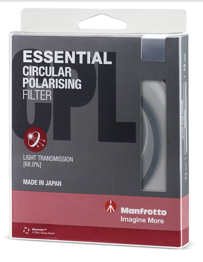 Филтър Manfrotto Essential Circular Polarising 62mm