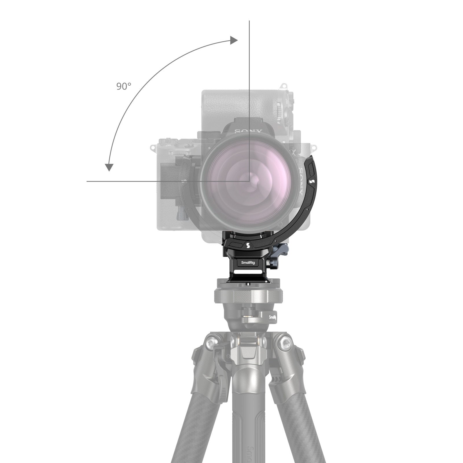 База за хоризонтално-вертикален монтаж за безогледални фотоапарати SmallRig