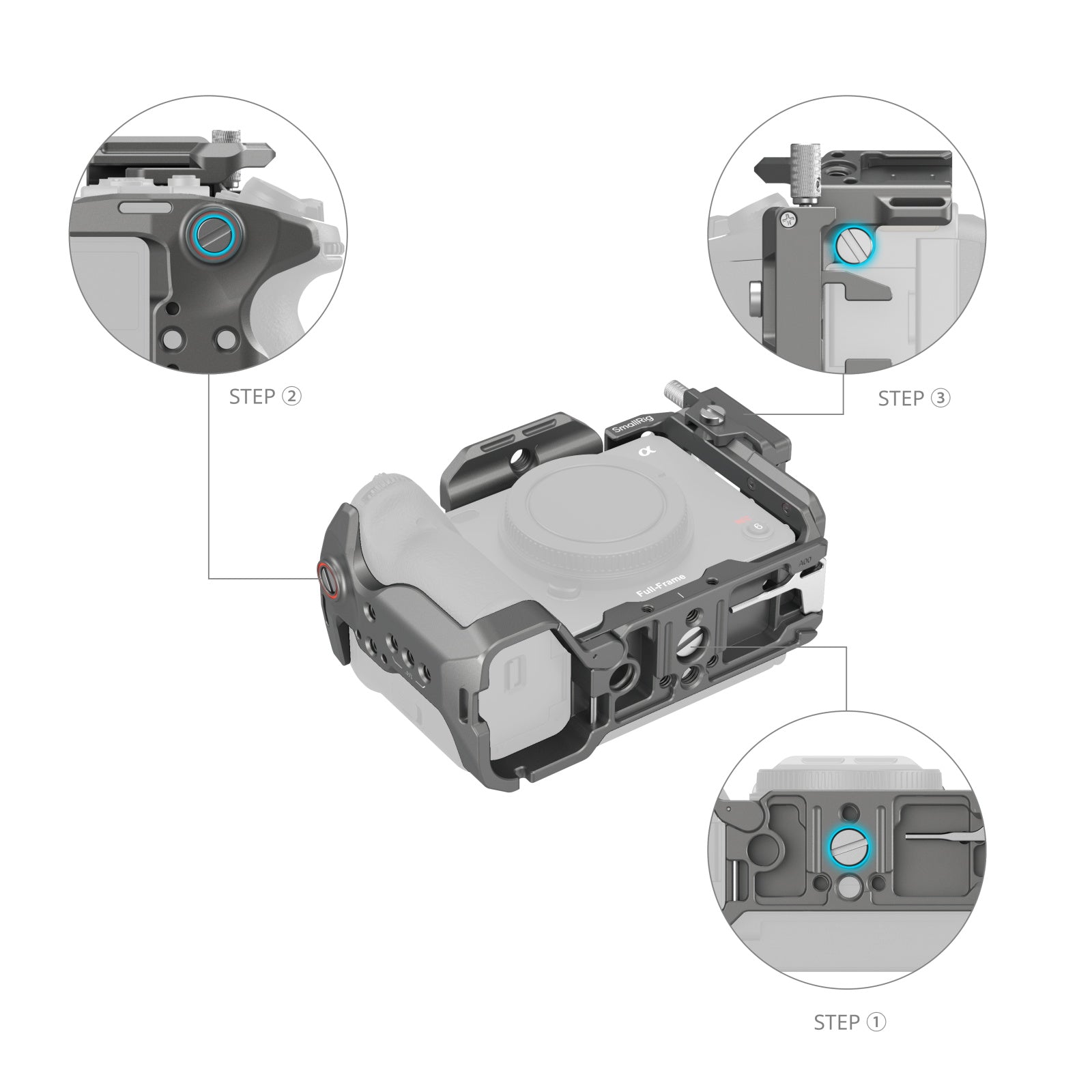 Клетка SmallRig с бързо освобождаване HawkLock Kit за Sony FX3 / FX30