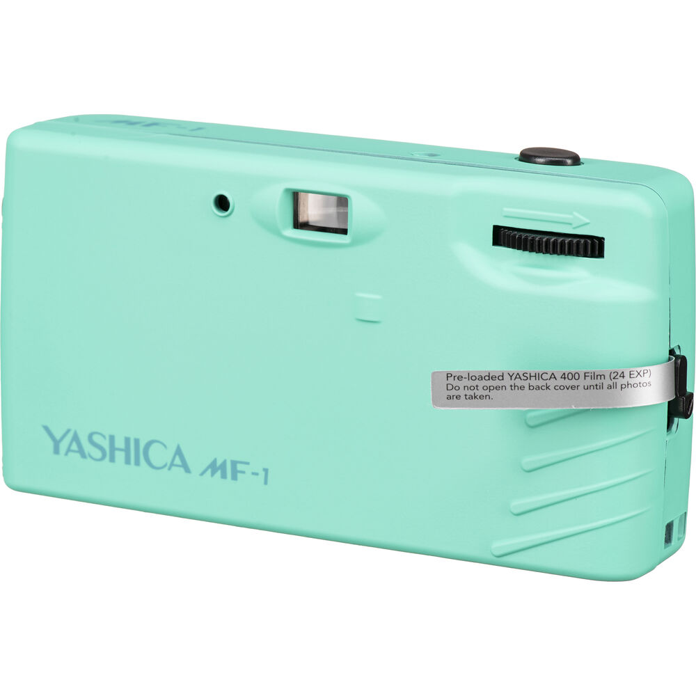 Филмов фототапарат Yashica MF-1 Snapshot Art - тюркоазен
