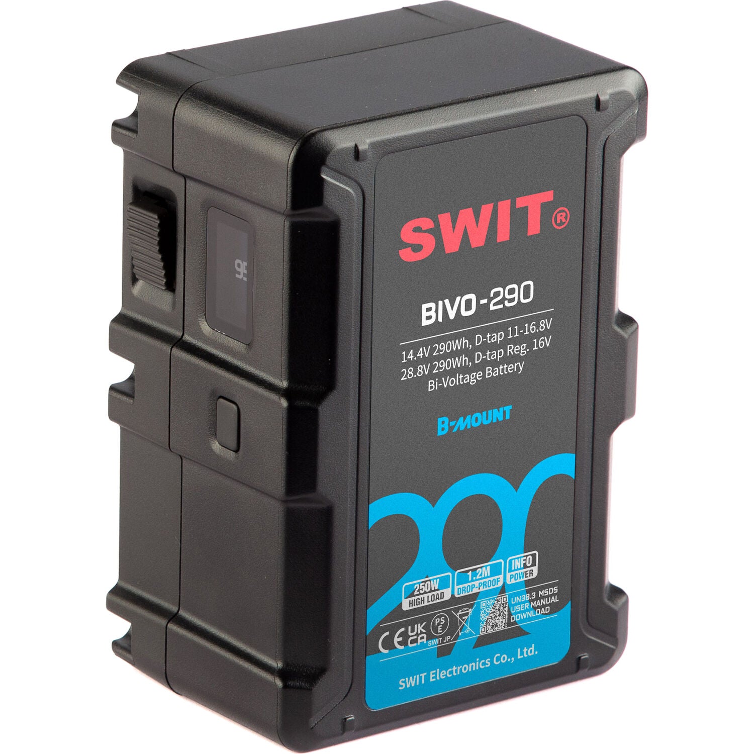 Батерия SWIT BIVO-290 290Wh Bi-voltage 14.4-28.8V B-mount (ARRI)