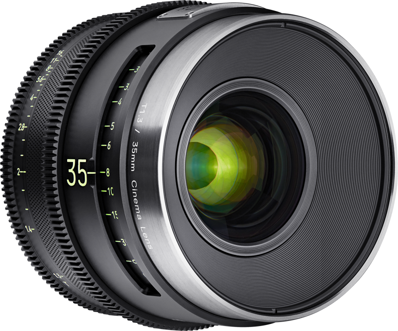 Кино обектив XEEN Meister 35mm T1.3 PL - 8K - Карбонов корпус с Cooke/i Technology protocol