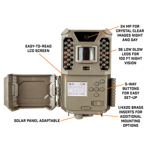 Фотокапан Bushnell Prime Trail Cam - 720 HD, 30FPS, 24 мегапиксела