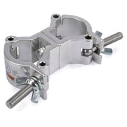 Riggatec double clamp, silver up to 50 kg, 32 - 35 mm pipe