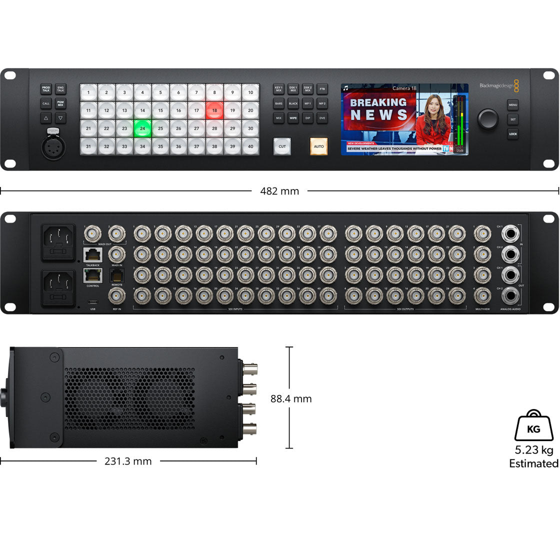 Blackmagic Design ATEM 4 M/E Constellation HD - десктоп смесител за видео сигнал