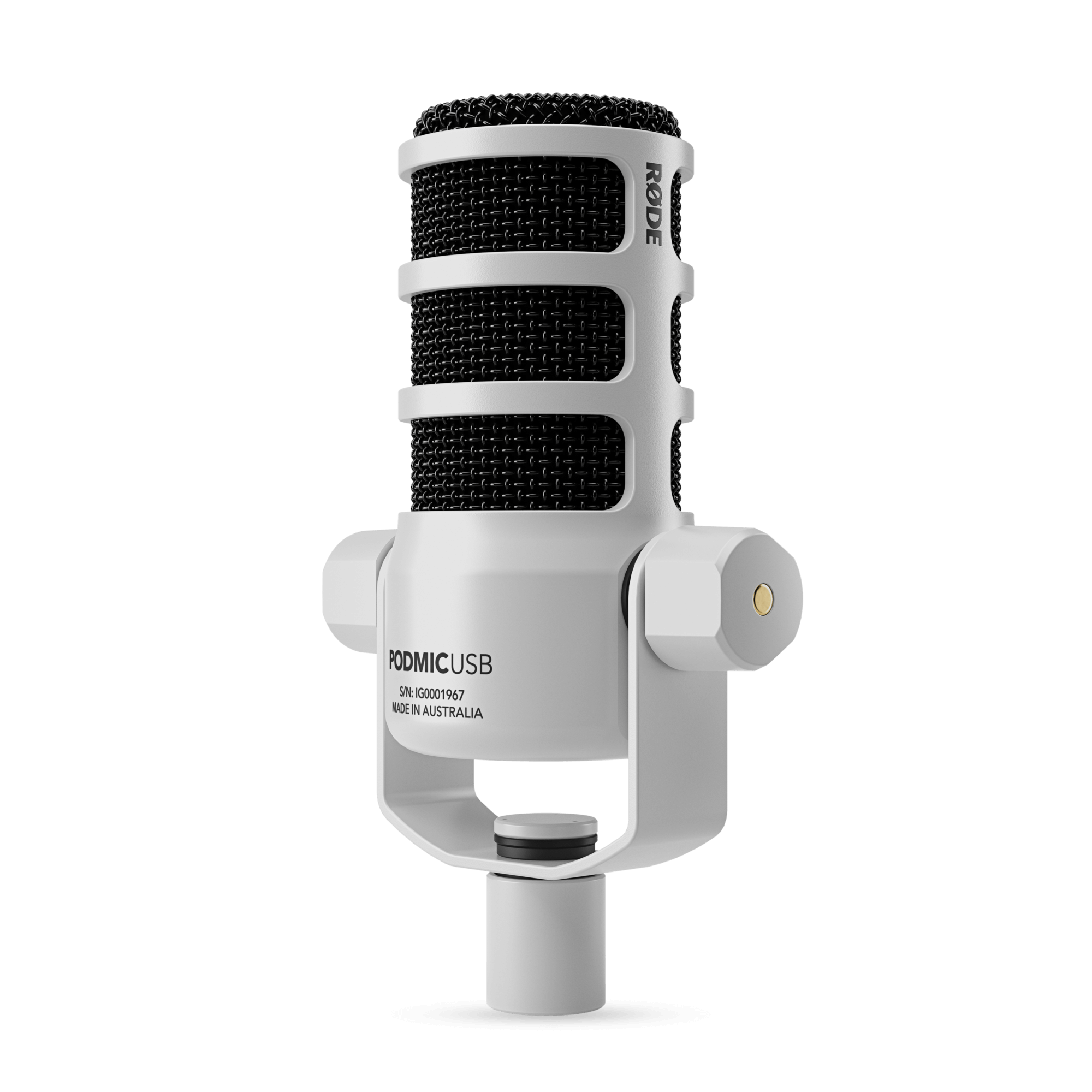 Динамичен микрофон Rode Podmic USB Бял