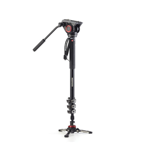 Manfrotto MVMXPRO500  XPRO 4 section video monopod w Fluid head & FLUIDTECH base