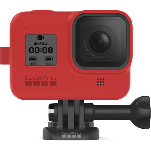 GoPro Silicone Sleeve and Adjustable Lanyard Kit for GoPro HERO8 (Firecracker Red)