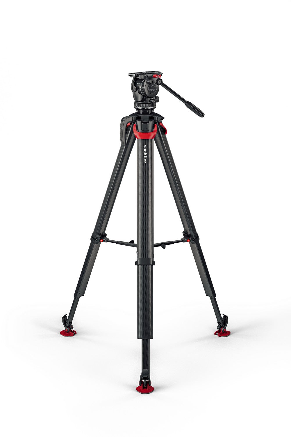 Видео статив комплект Sachtler System aktiv8 flowtech75 MS карбонов със система за бързо разпъване