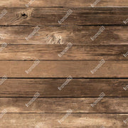 Natural Brown Wood Plank- Horizontal Mat Floor - 3.00m x 1.50m