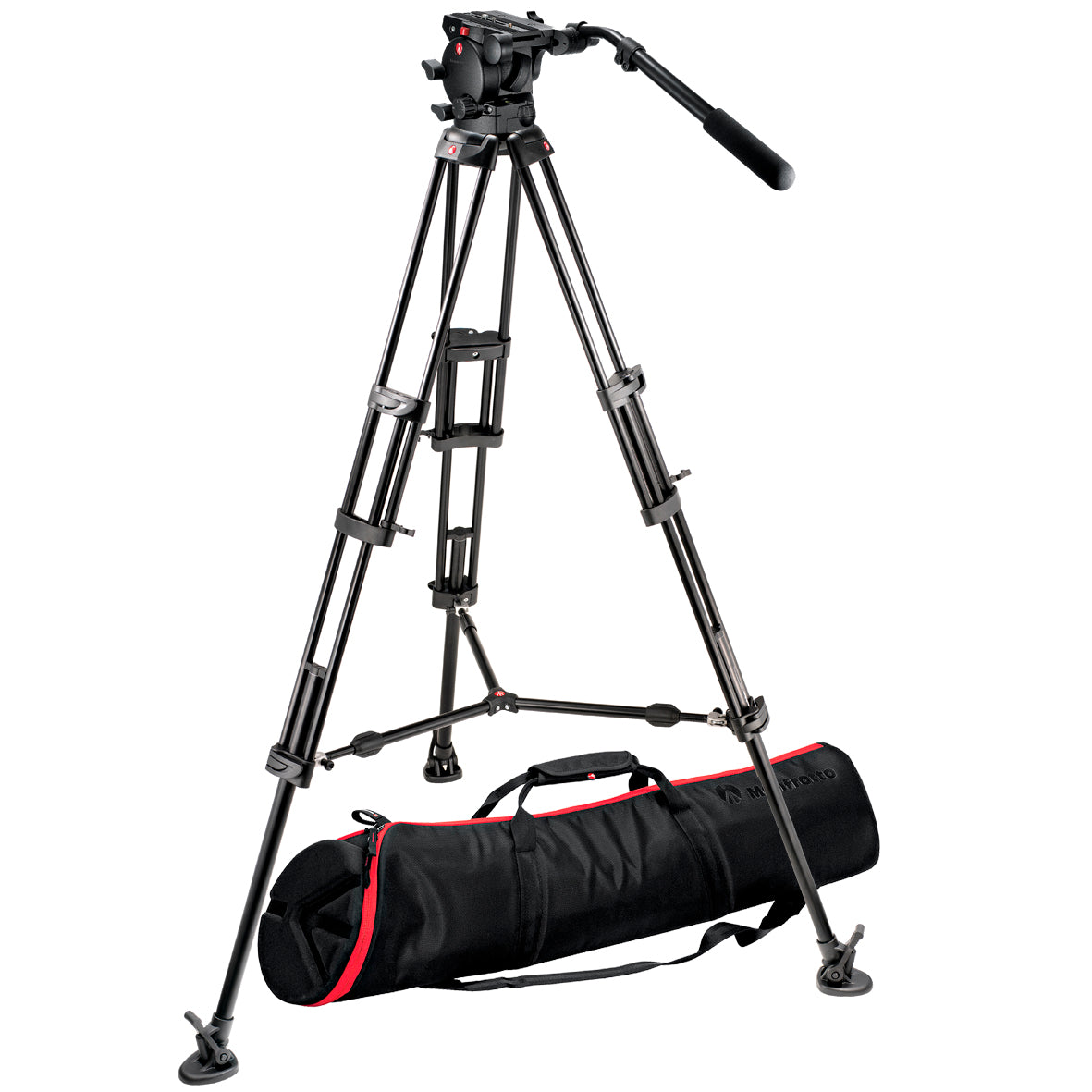 Manfrotto 545B Tripod, 526 Head, MBAG100P Video Kit