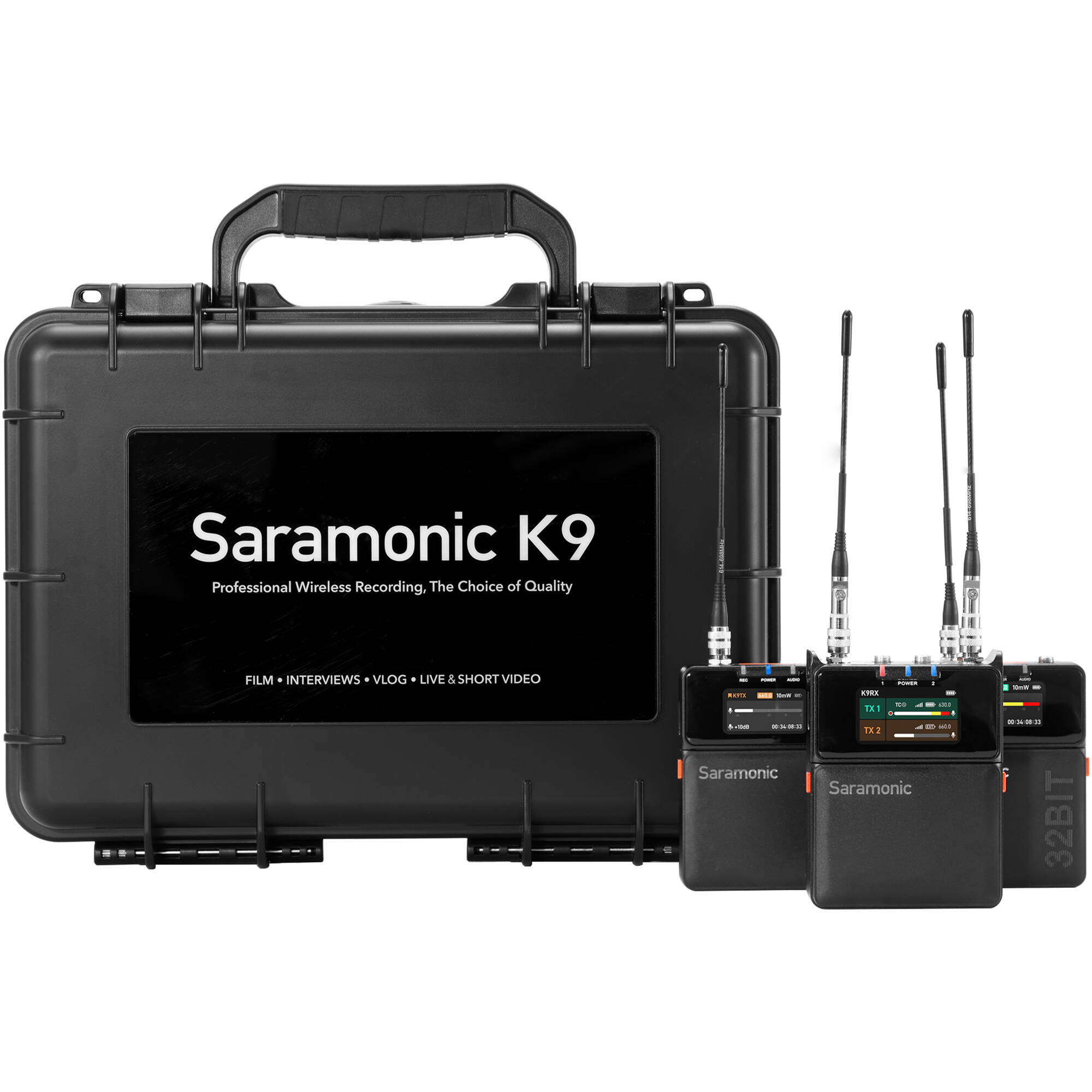 Двуканален безжичен комплект Saramonic K9 - с брошки (Омни) - глобална версия
