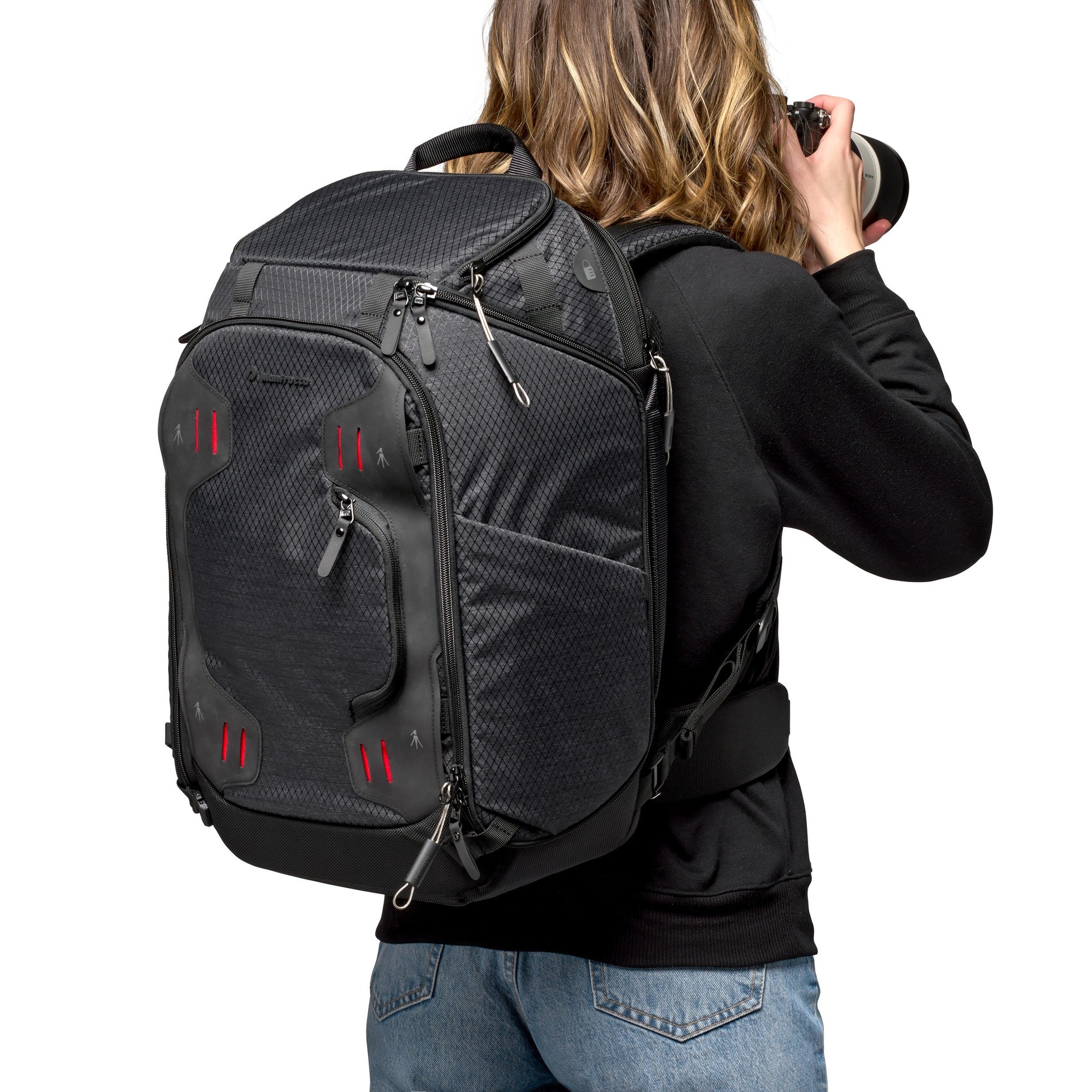 Manfrotto PRO Light Multiloader Camera Backpack M for DSLR/Camcorder - 17L