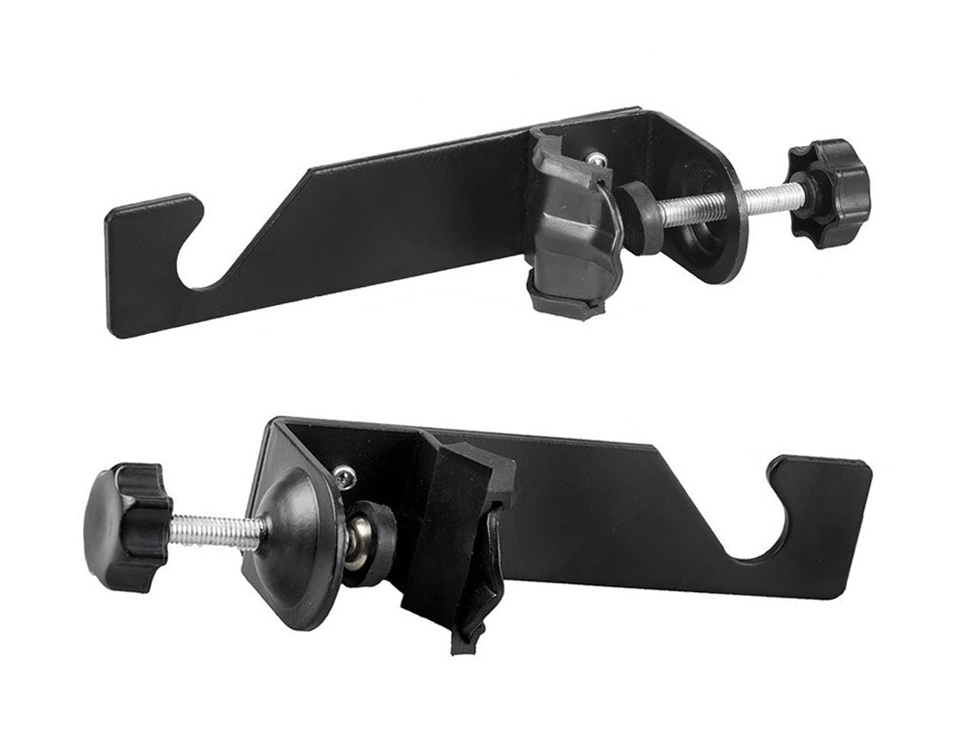 Hook bracket with clamp