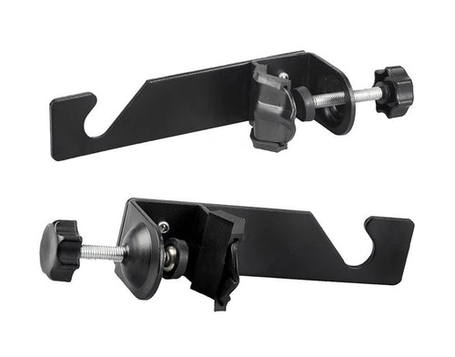 Hook bracket with clamp