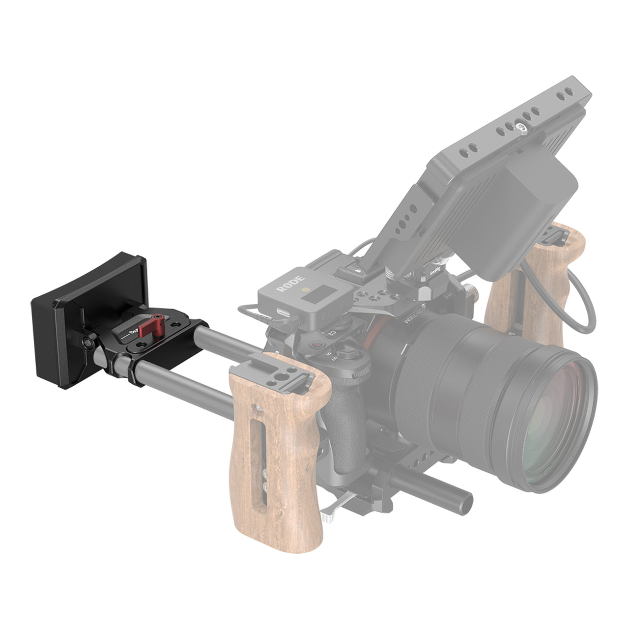 Лека гръдна подложка SmallRig с двойна клампа за тръби MD3183B