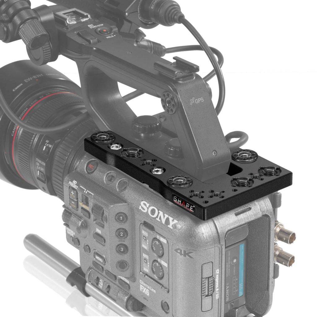 SHAPE Sony FX6 baseplate and top plate with handle