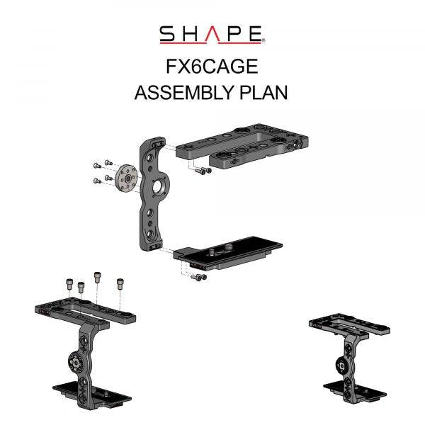 SHAPE Sony FX6 клетка за камера