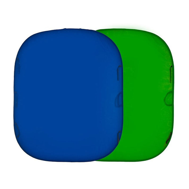 Сгъваем двулицев фон Manfrotto Chromakey- ChromaBlue/ChromaGreen 1.5 x 1.8 м