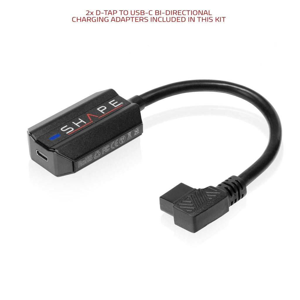 Shape 450W USB-C Fast Charger Kit for Gold Mount/V-Mount/B-Mount Batteries