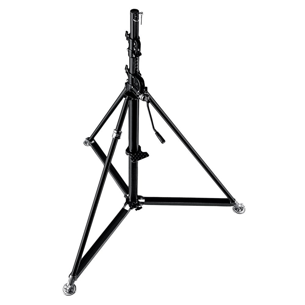 Студиен статив Manfrotto Avenger 387XBU Super Wind Up - неръждаема стомана - черен 5г. гаранция