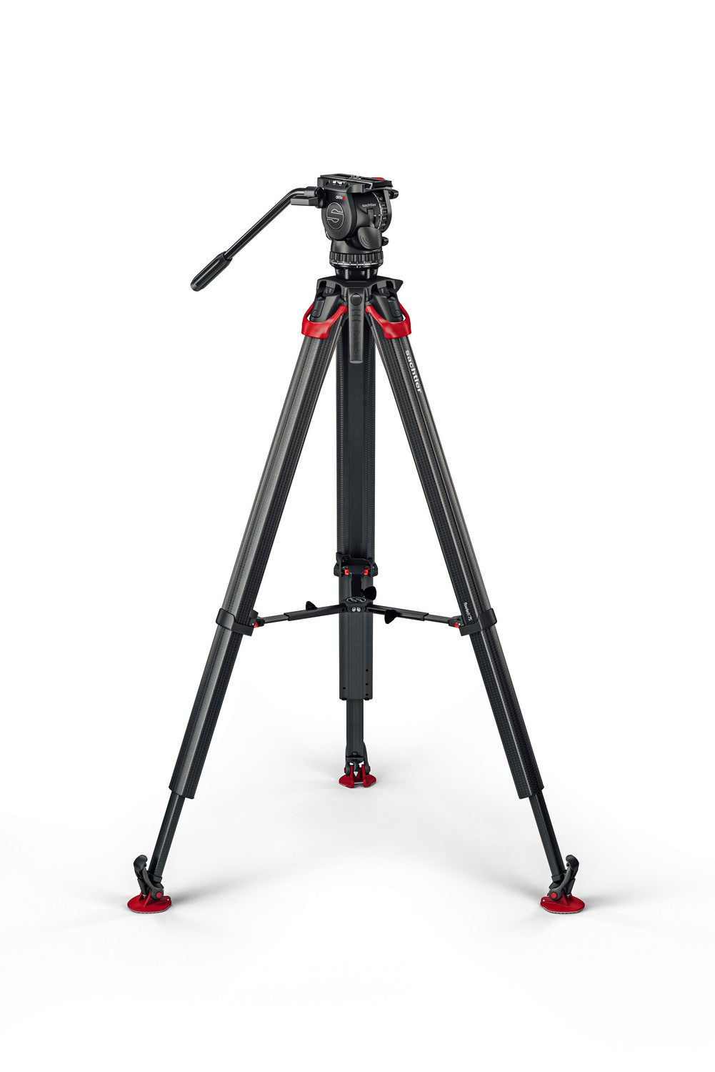 Видео статив комплект Sachtler System aktiv8 flowtech75 MS карбонов със система за бързо разпъване