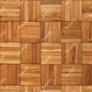 Golden Grid Wood Mat Floor - 1.50m x 1.50m
