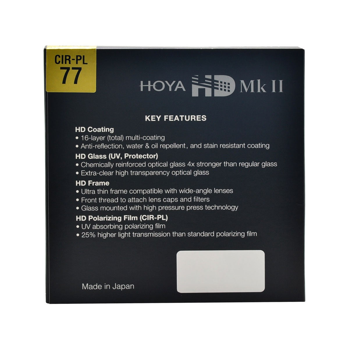 Филтър Hoya 77mm Поляризационен HD Mk II