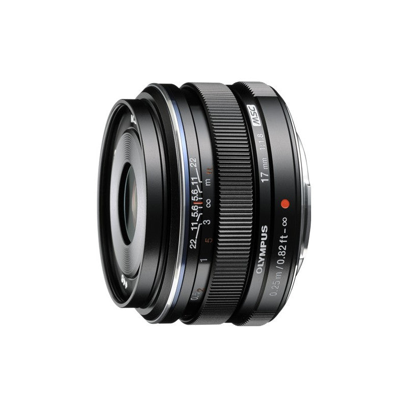 Обектив Olympus M.ZUIKO DIGITAL 17mm f1.8 MSC (черен)