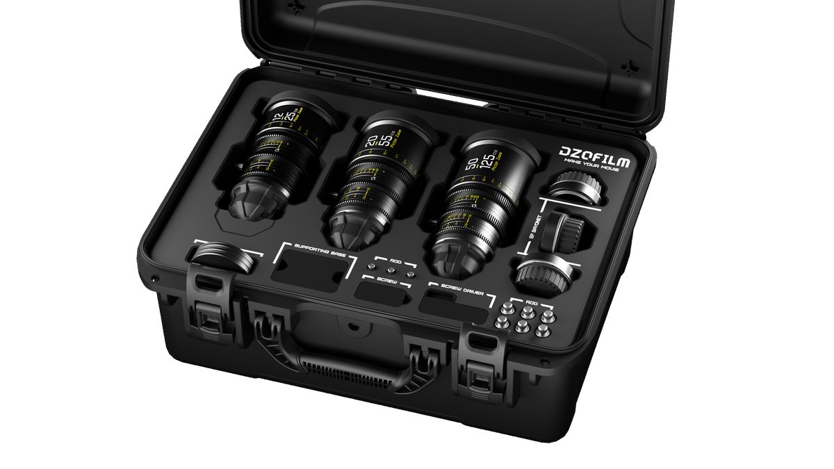 Сет от 3 обектива DZOFILM Pictor 12-25mm, 20-55mm и 50-125mm T2.8